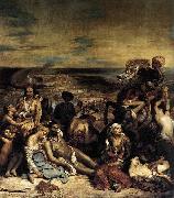 Eugene Delacroix The Massacre at Chios France oil painting artist